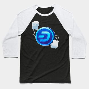 Dash Digital Cash - Dashy Jump Baseball T-Shirt